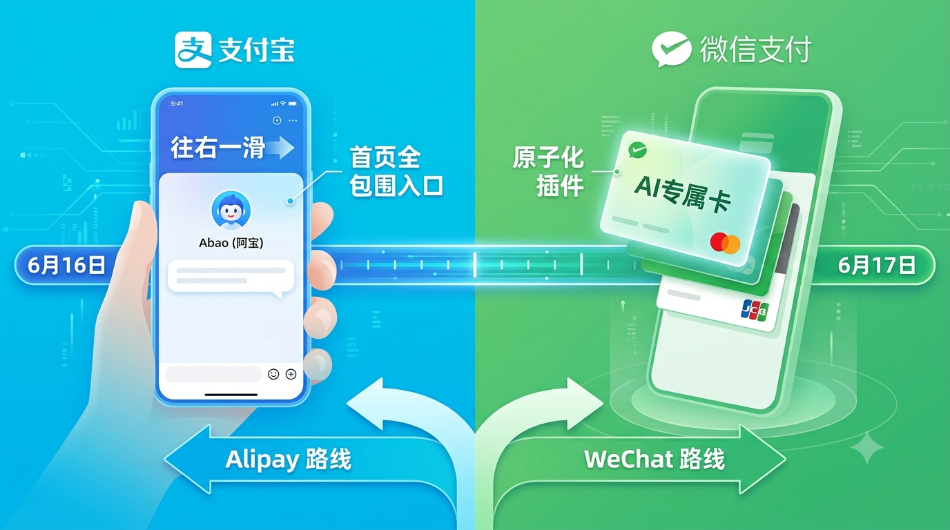 支付宝&ldquo;阿宝&rdquo;内测48小时，微信出AI卡：支付AI化的三条不可逾越之墙