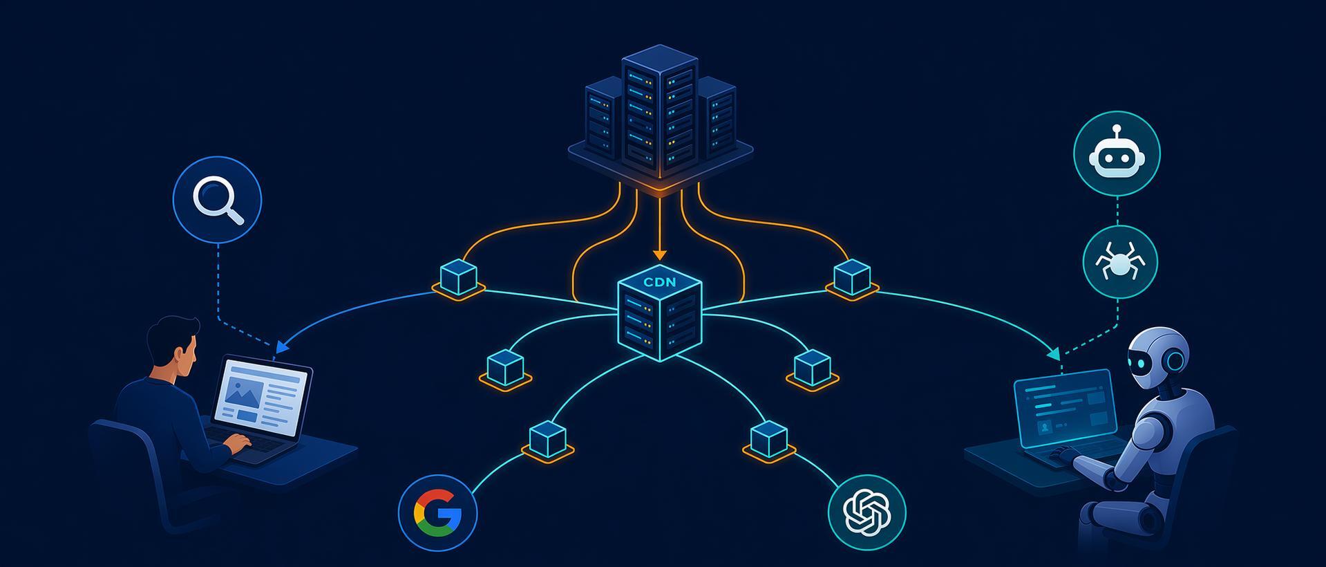AI Agent 会自己选 CDN 了：当网站访问者从 &ldquo;人&rdquo; 扩展到 &ldquo;AI&rdquo;，内容分发已升级
