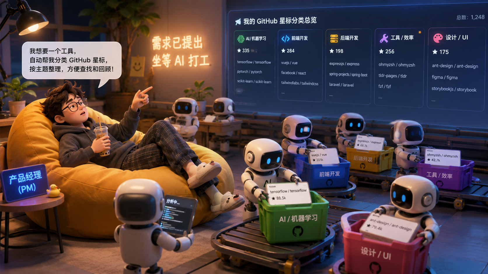 一行代码不会写，我靠&ldquo;白嫖&rdquo;AI，做出了一个 3.2K Star 的开源工具
