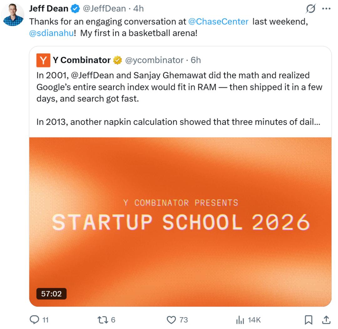 从TPU到自我进化的Agent，Jeff Dean如何判断AI的下一步