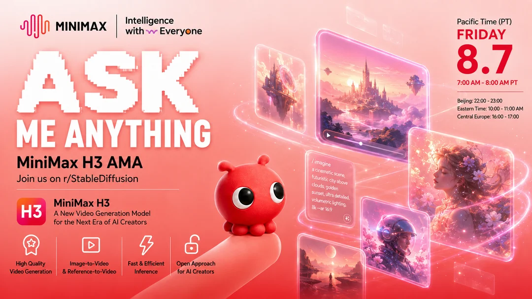 MiniMax H3 团队 Reddit 被问爆:2K 要开源,图像模型在路上,Apache-2.0 也在考虑了