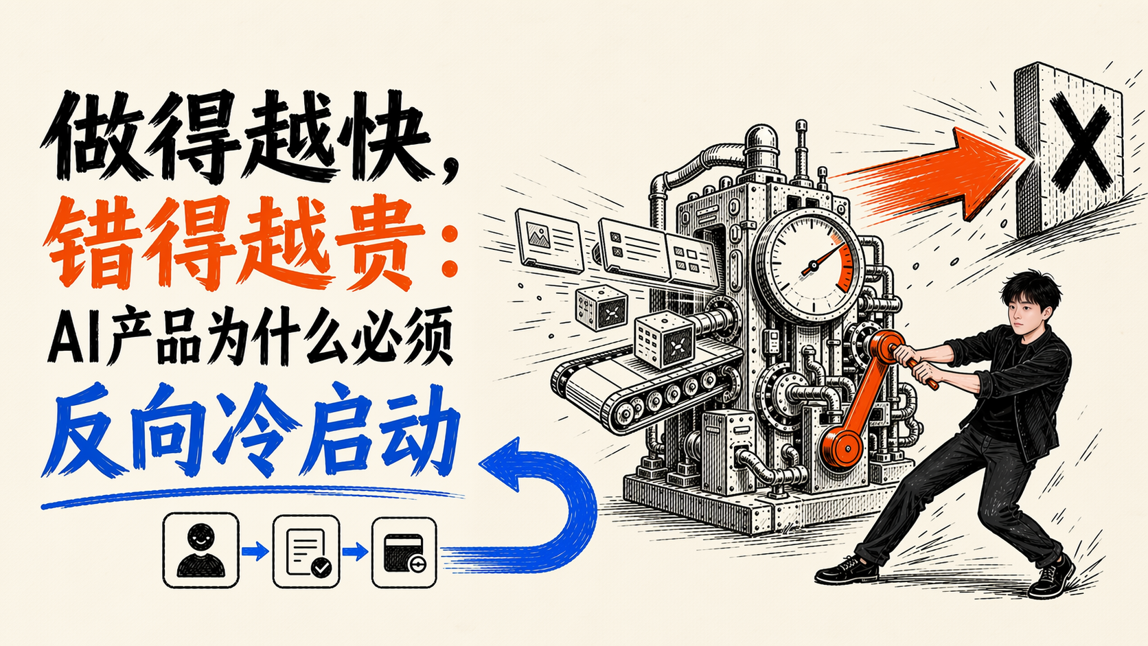 做得越快，错得越贵：AI产品为什么必须反向冷启动