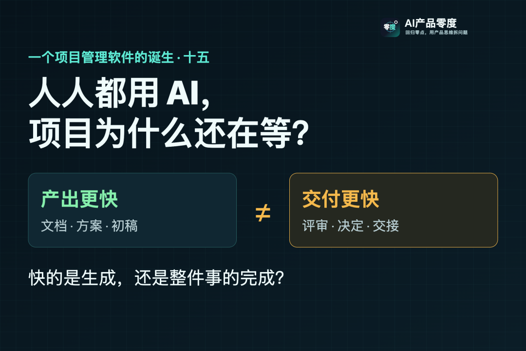一个项目管理软件的诞生(十五):当 Agent 成为正式参与者,AI Native 组织如何运行?